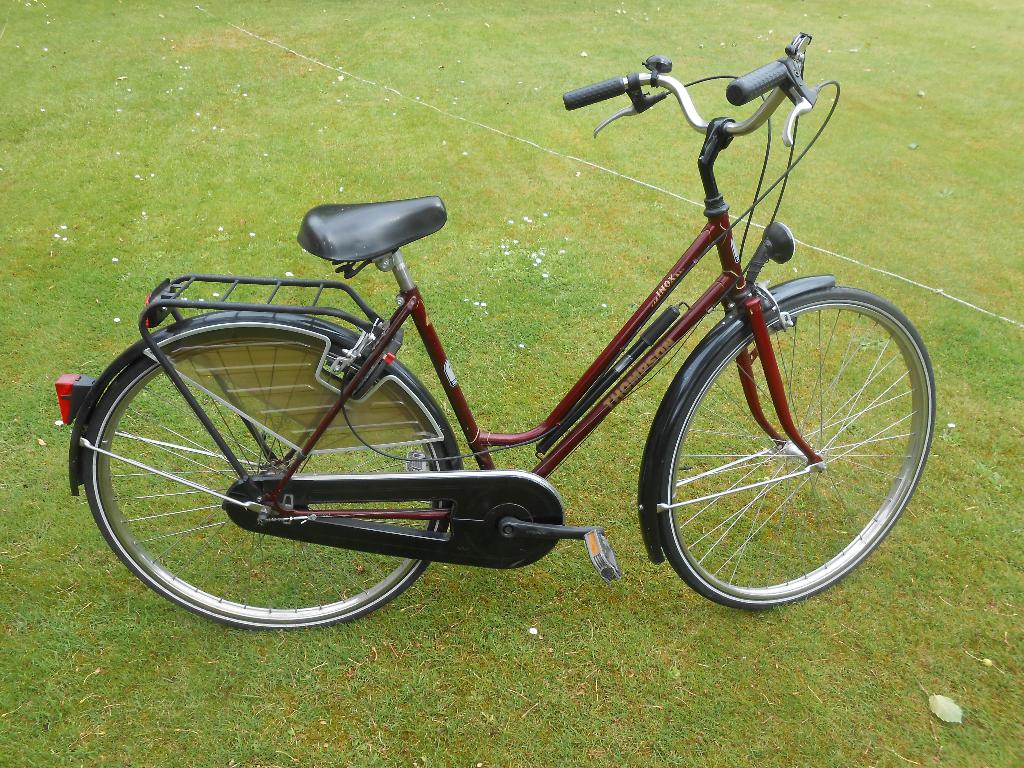 Damesfiets Thompson 28", Ophalen, Zo goed als nieuw, Versnellingen