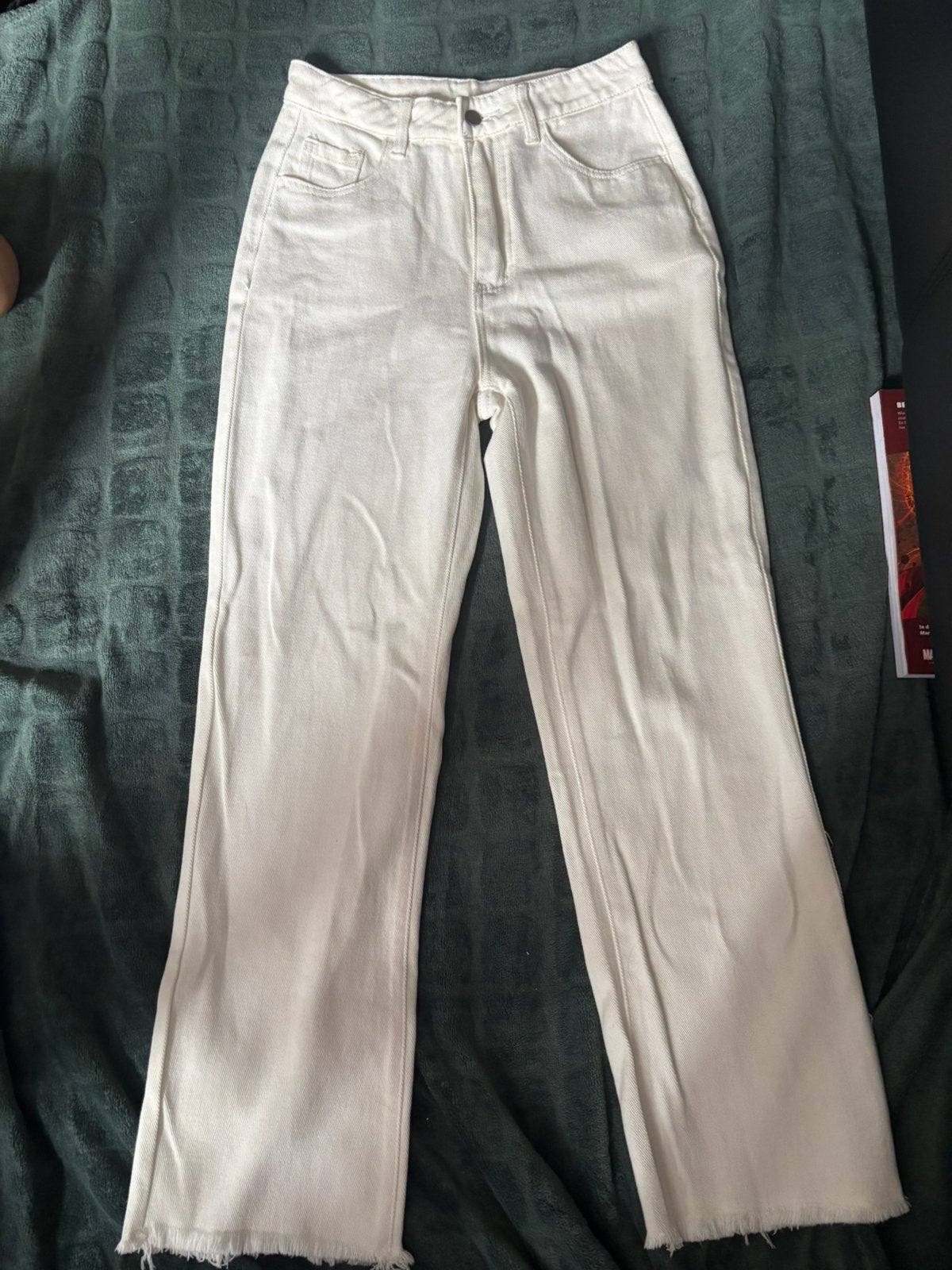 Witte broek, Kleding | Heren, Broeken en Pantalons, Ophalen of Verzenden, Zo goed als nieuw, Maat 46 (S) of kleiner, Wit
