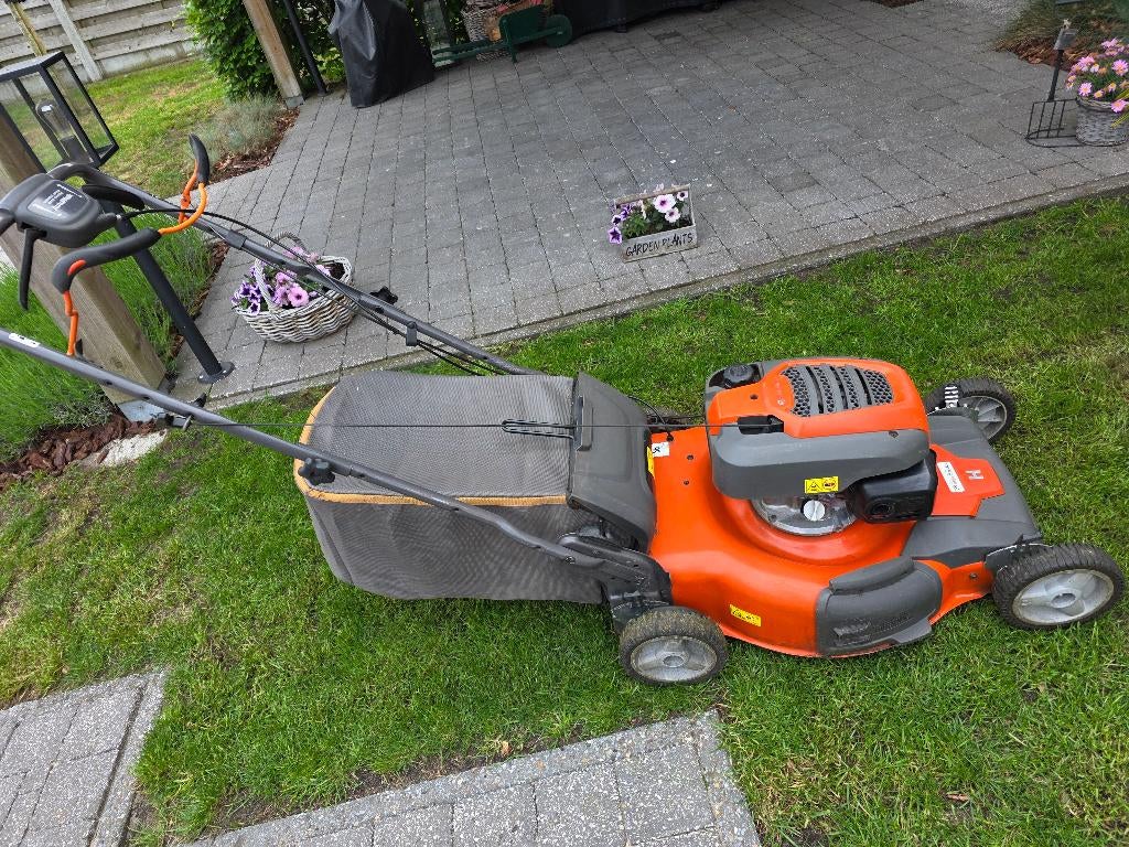 Grasmaaier Husqvarna LC356V, Tondeuse rotative, Bac de ramassage, Husqvarna, Tondeuses à gazon à essence