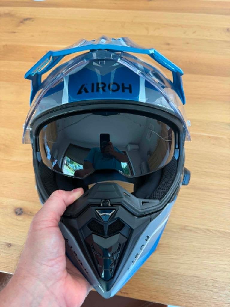 Casque Airoh Commander 2 Mavick XL, Motoren, Kleding | Motorhelmen, Heren, XL, Overige typen, Ophalen