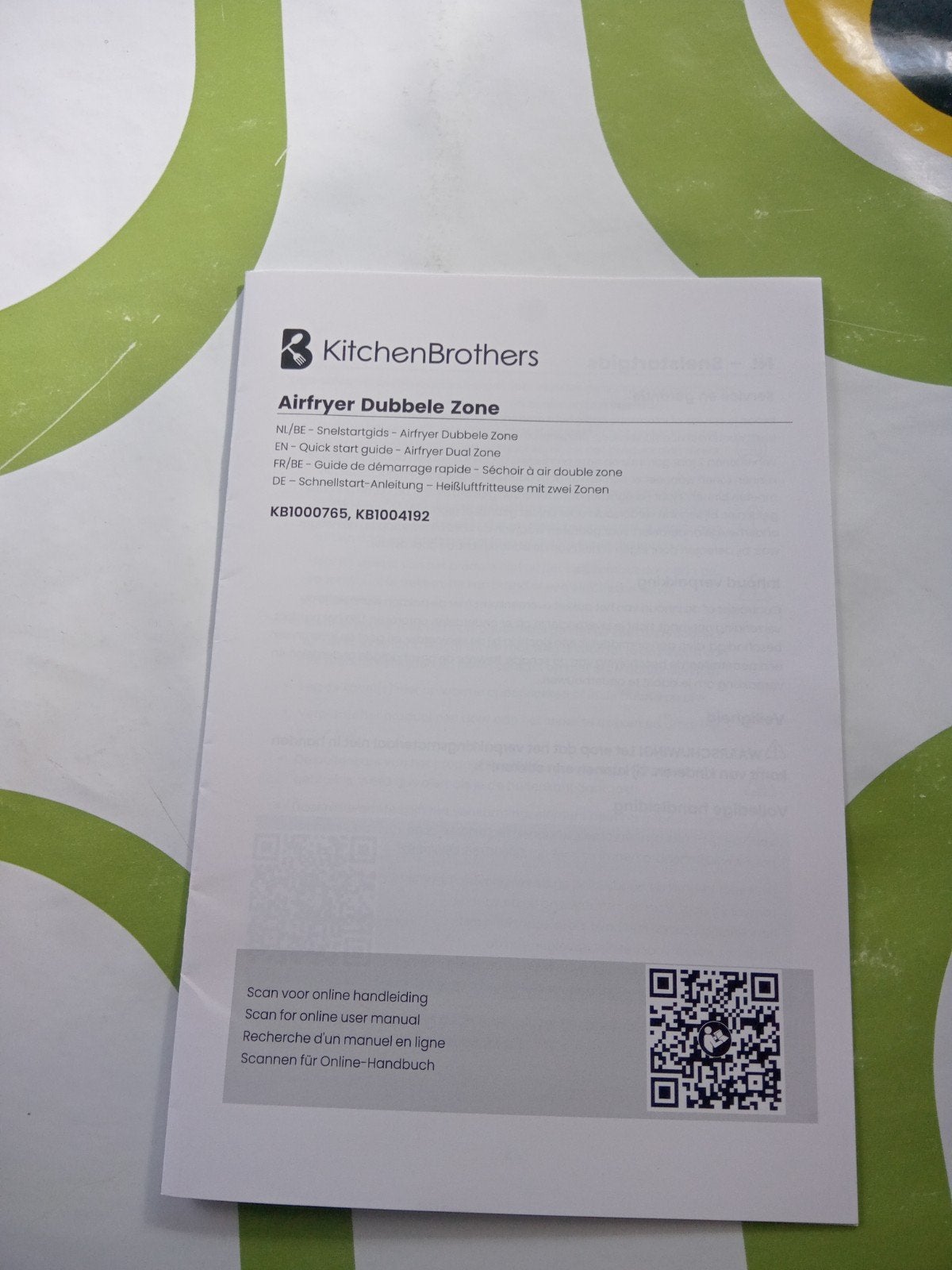 Airfryer Kitchen Brothers, Elektronische apparatuur, Ophalen, Zo goed als nieuw, Airfryer