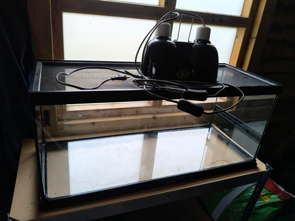 Schildpadbak voor landschildpadden, Dieren en Toebehoren, Ophalen, Gebruikt, Terrarium of Paludarium