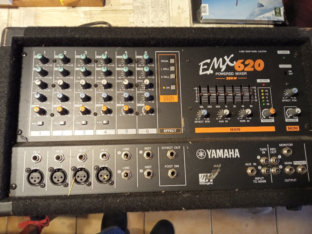 Amplification Yamaha EMX 620, Musique & Instruments, Musiques & Instruments Autre, Utilisé, Enlèvement