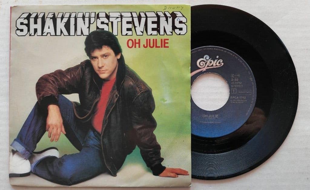 SHAKIN' STEVENS - Oh Julie (45t), Enlèvement ou Envoi, Comme neuf, 7 inch, Pop
