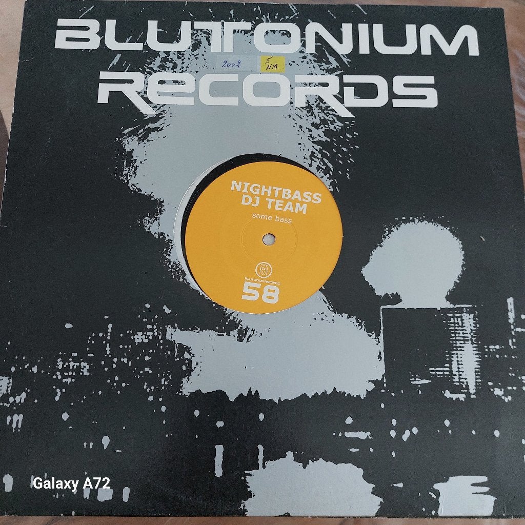 nightbass dj team some bass 12 inch maxi, Cd's en Dvd's, Overige genres, Ophalen of Verzenden, Zo goed als nieuw, 12 inch
