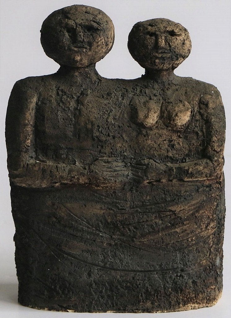 Werk van Véronique Vindevogel, Antiek en Kunst, Antiek | Keramiek en Aardewerk, Ophalen of Verzenden