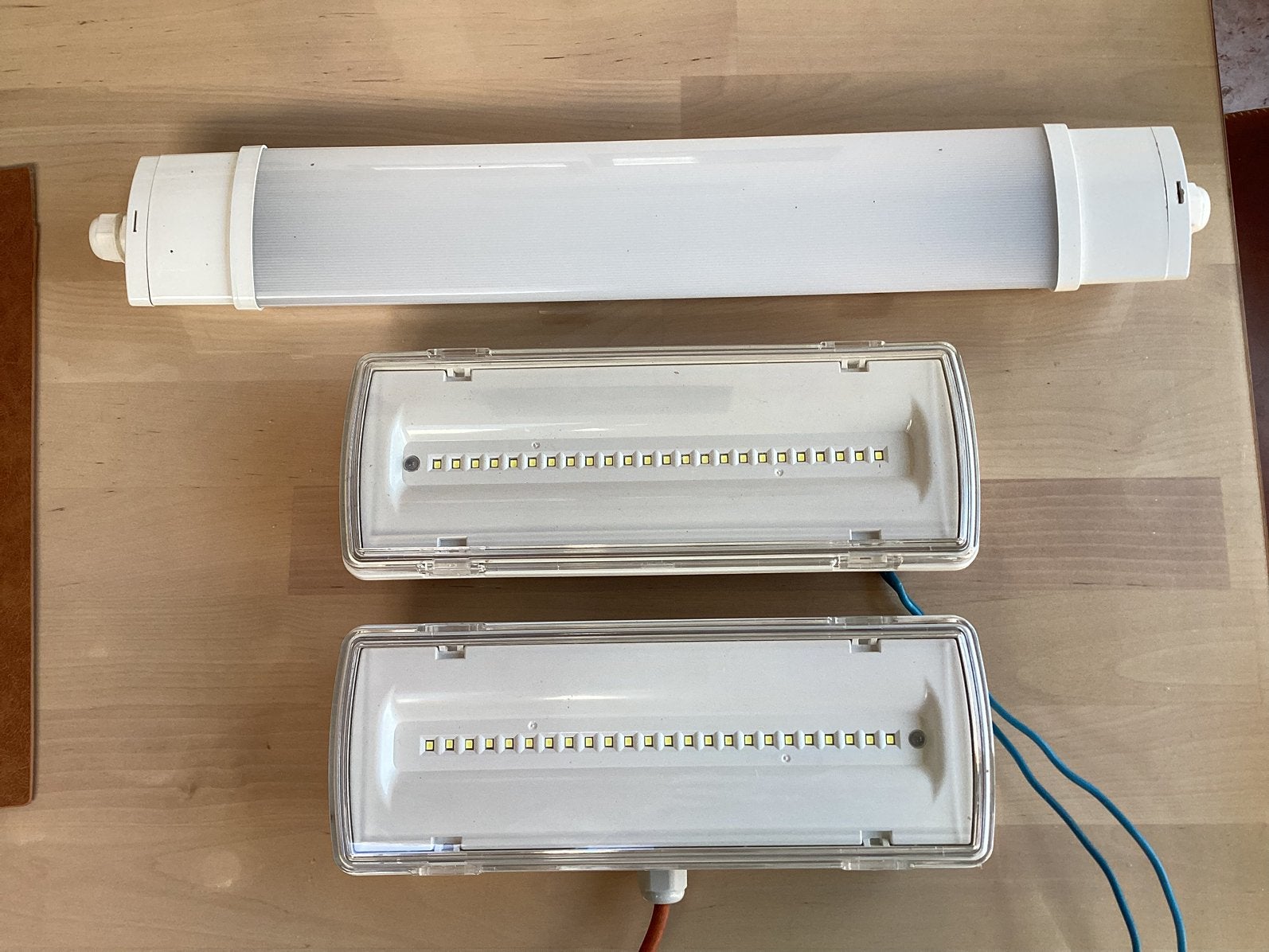 3 functionele led-armaturen samen, Ophalen of Verzenden, Zo goed als nieuw