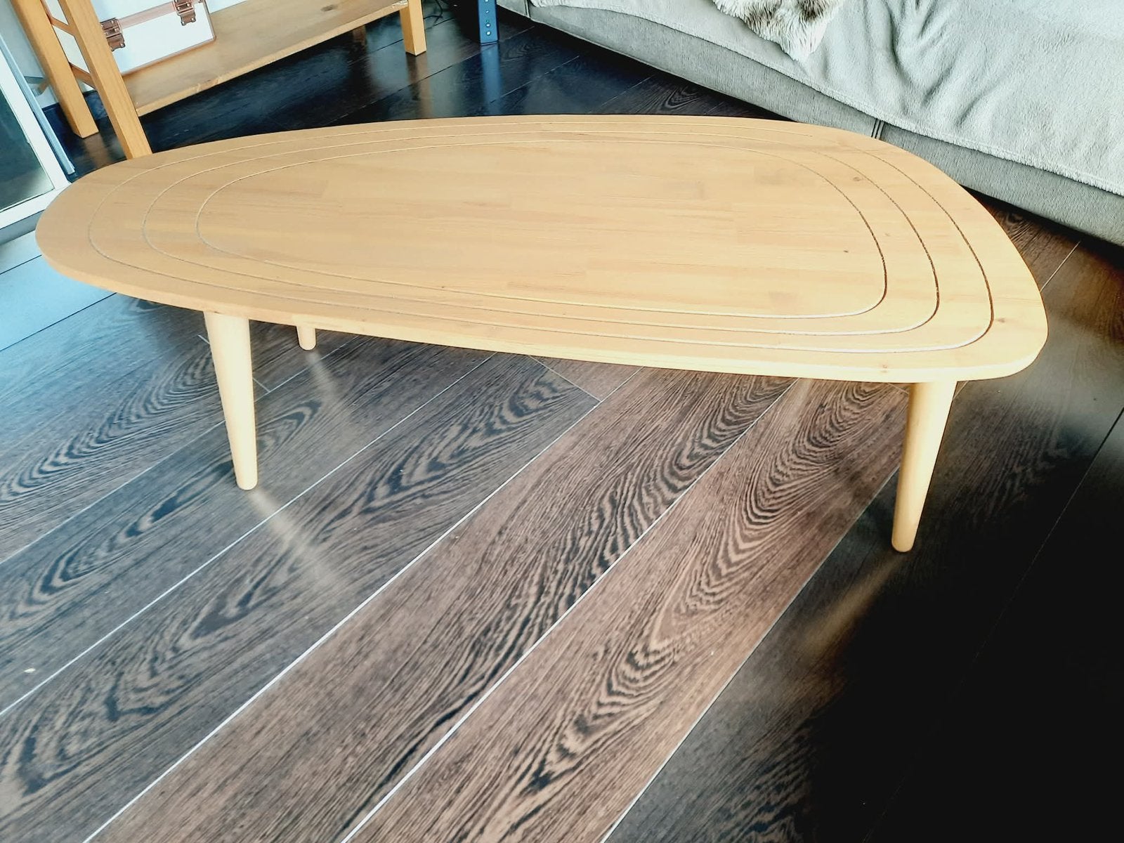 Table basse en bois, Maison & Meubles, 100 à 150 cm, Comme neuf, Enlèvement, 5 – 50