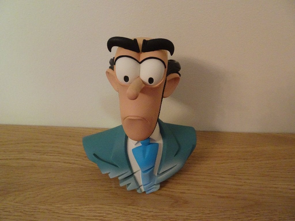 Leblon Delienne Spirou figuur - Zorglub aan de bronnen van Z, Verzamelen, Stripfiguren, Zo goed als nieuw, Beeldje of Figuurtje