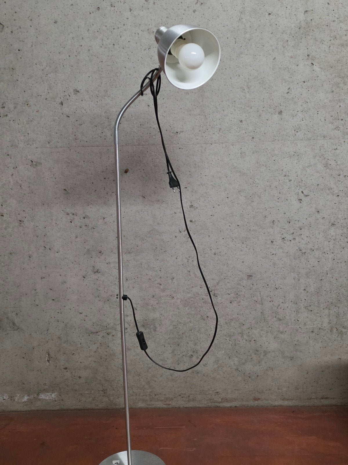 staanlamp, Huis en Inrichting, Lampen | Vloerlampen, Ophalen, Gebruikt, Metaal, 150 tot 200 cm
