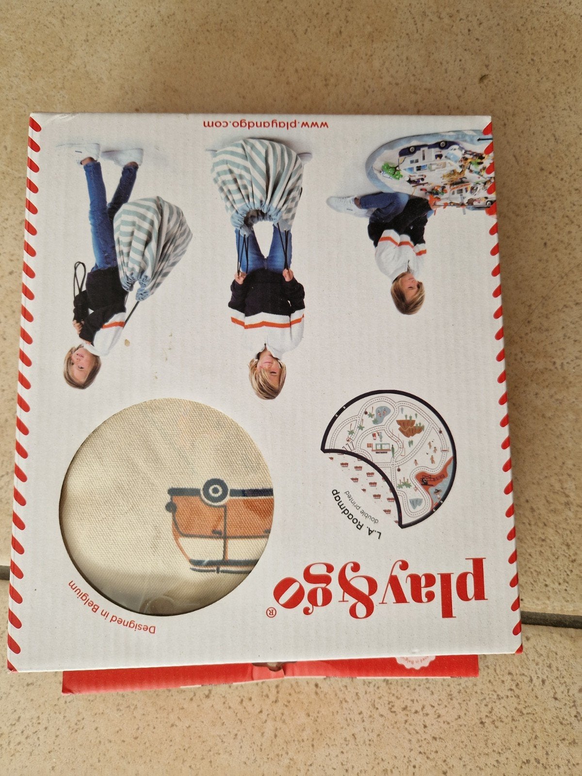 speelgoed mat voor onderweg, met vw busjes op, Ophalen, Nieuw, Speelkleed