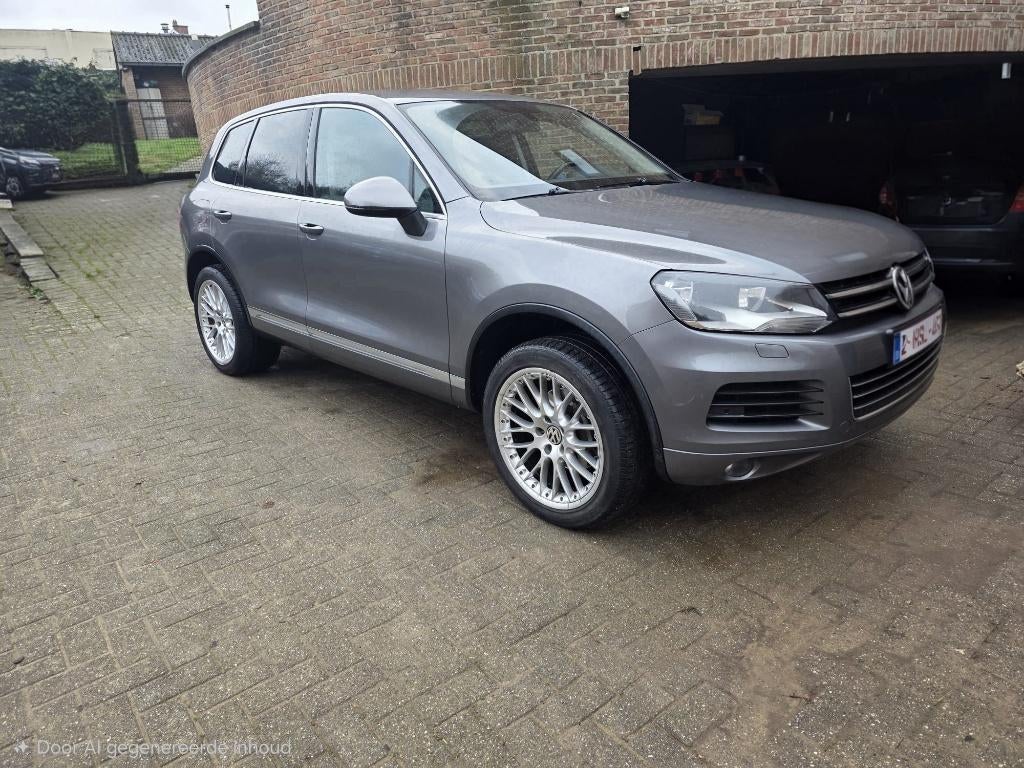 Vw Touareg 3.0TDI V6 2012, Automaat, Euro 5, Bluetooth, Zwart