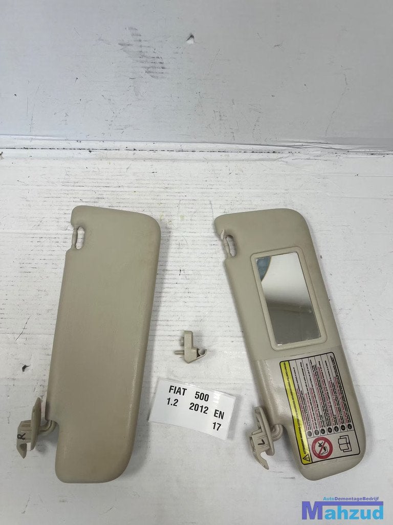 FIAT 500 beige zonneklep links rechts set 2007+, Gebruikt, Stellantis Europe S.p.A., Info@stellantis.com, Corso Giovanni Agnelli 200
10135  Turin, IT