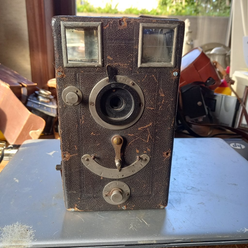 antiek fototoestel met platen., Ophalen of Verzenden, Voor 1940, Fototoestel
