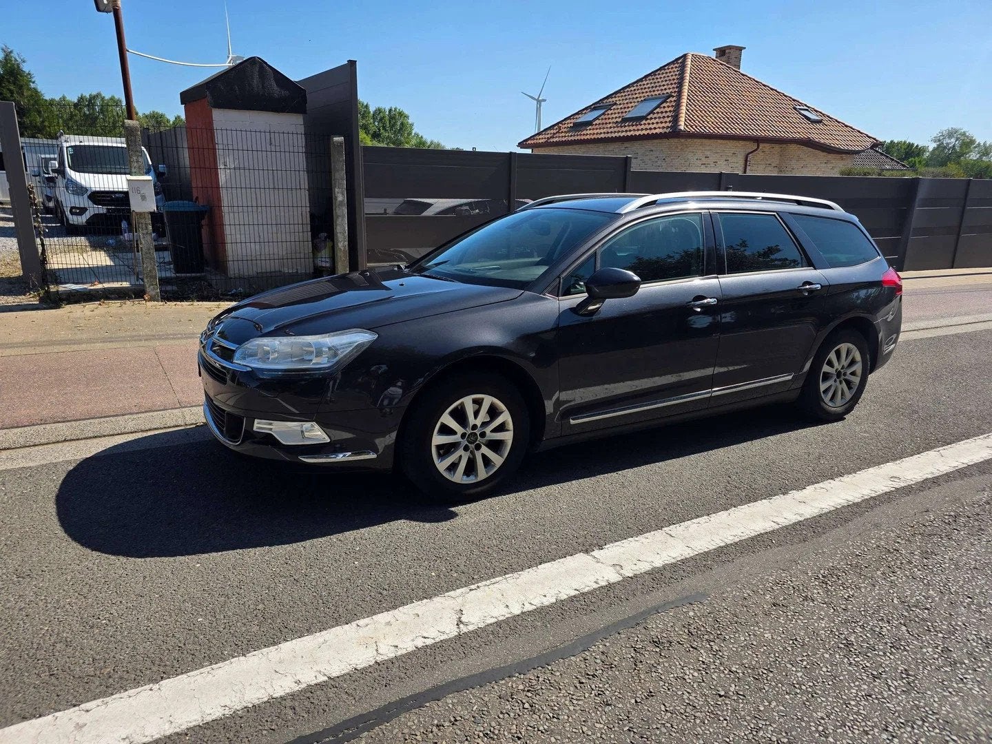 Citroën C5 C5 Tourer 1.6 HDi 1EIG IN GOEDE STAAT MET GPS, Autos, Achat, Entreprise, Boîte manuelle, Noir