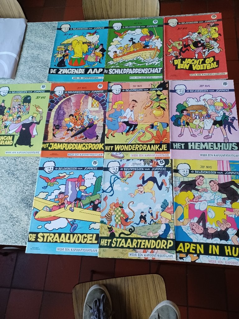 jommeke strips, Boeken, Ophalen of Verzenden, Gelezen