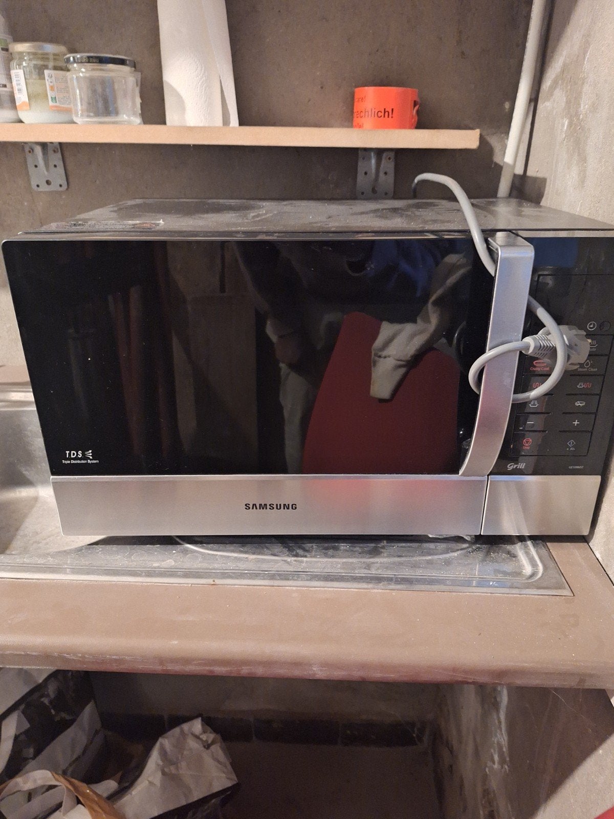 micro onde grill samsung, Ophalen, Zo goed als nieuw, Crisp, Tussenbouw