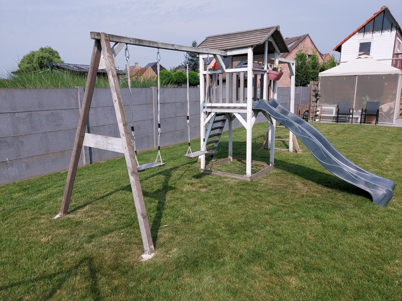 speeltoestel AXI met toebehoren, Kinderen en Baby's, Speelgoed | Buiten | Speeltoestellen, Ophalen, Gebruikt, Schommel, Aanbouwonderdeel