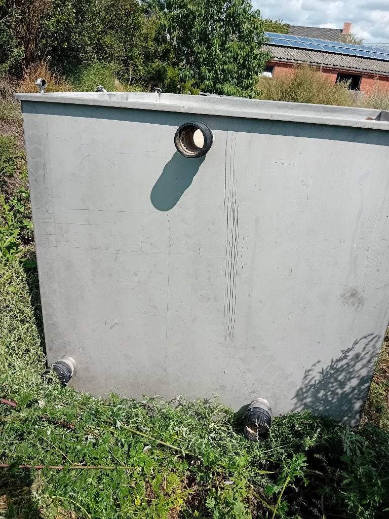grote zware inox visbak 3.26 m³ met 3 grote koppelgaten, Ophalen, Zo goed als nieuw