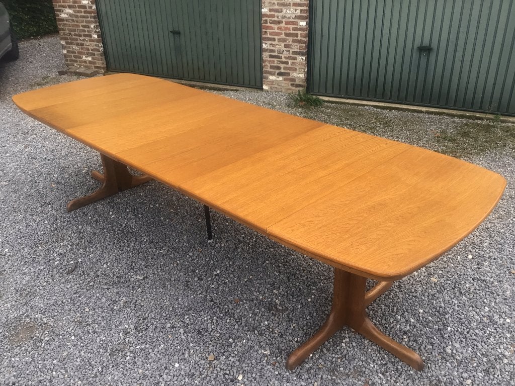 Vintage 70s Scandinavian Diner Table XXXXL, Ophalen, Gebruikt