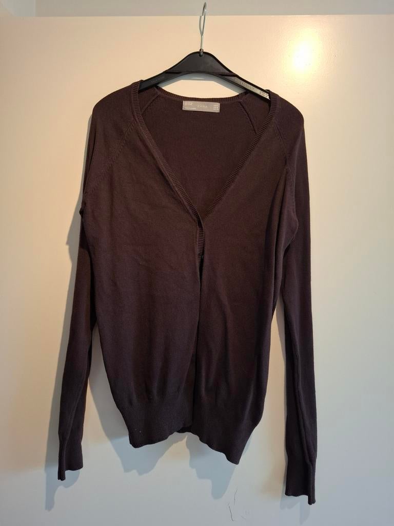 Cardigan, Bruin, Zara, Zo goed als nieuw, Lange mouw