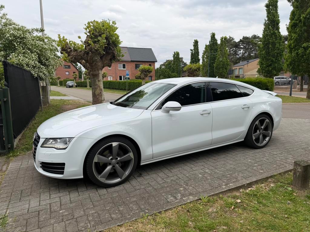 Audi A7 3.0tdi quattro 2012, Auto's, Audi, Bedrijf, A7, Diesel, Euro 5, Automaat, Wit, Zwart, Vierwielaandrijving, Ophalen