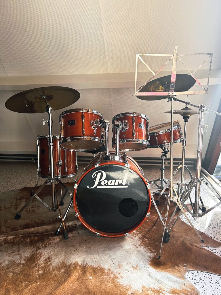 complete en speelklare Pearl Export Select Jazz drumstel, Muziek en Instrumenten, Ophalen, Gebruikt, Pearl