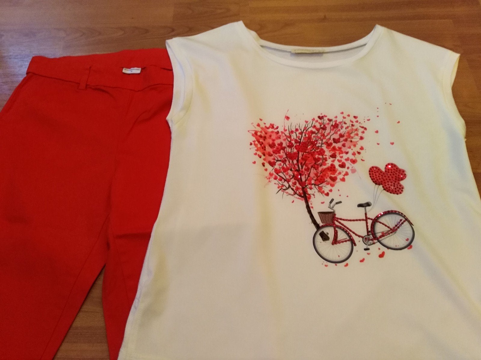 Broek met bijpassend blouse mt S, Kleding | Dames, Jacqueline de Yong, Ophalen of Verzenden, Zo goed als nieuw