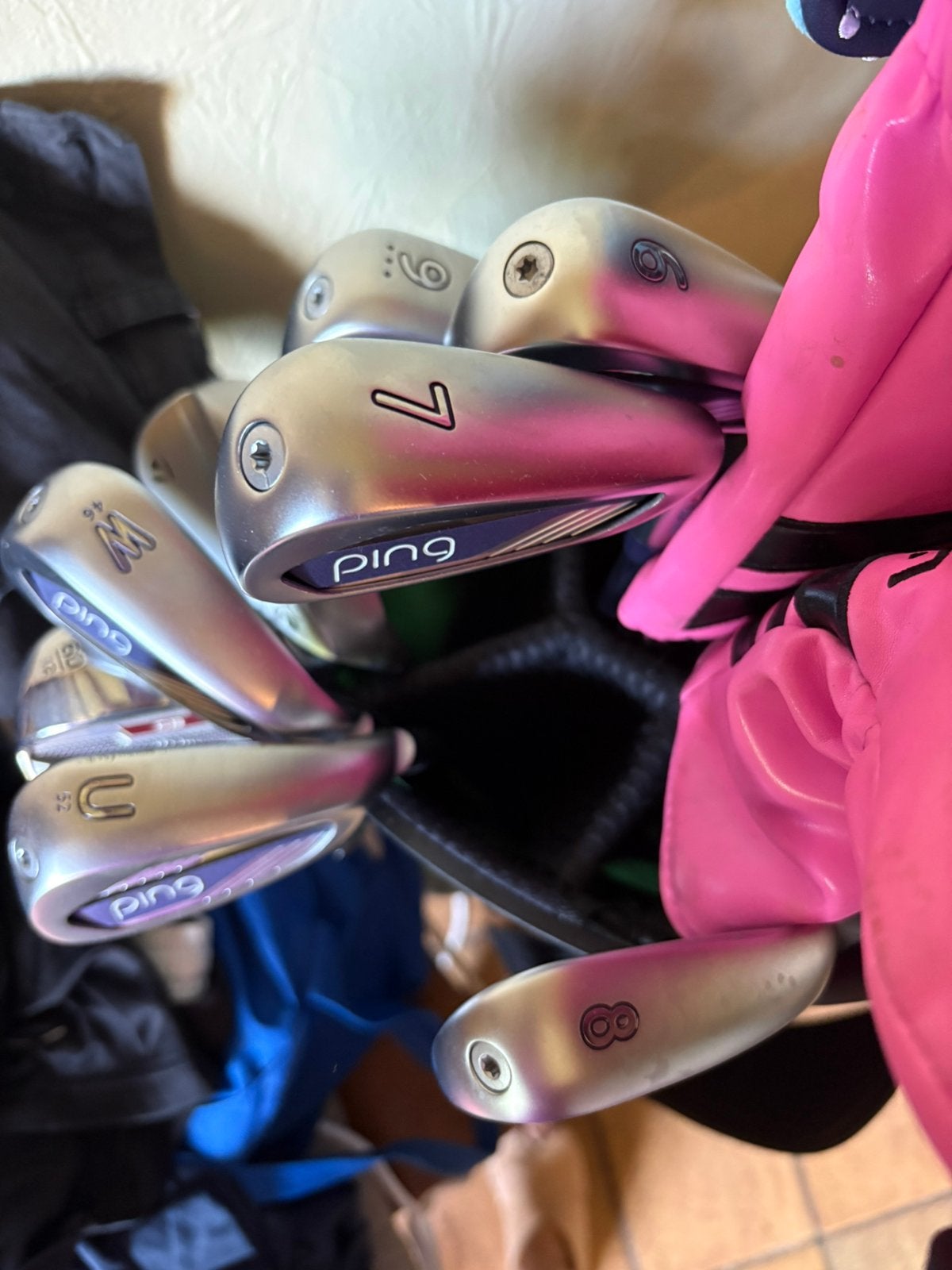 Set de fers et wedges ping dame, Ophalen of Verzenden, Zo goed als nieuw, Set, Ping