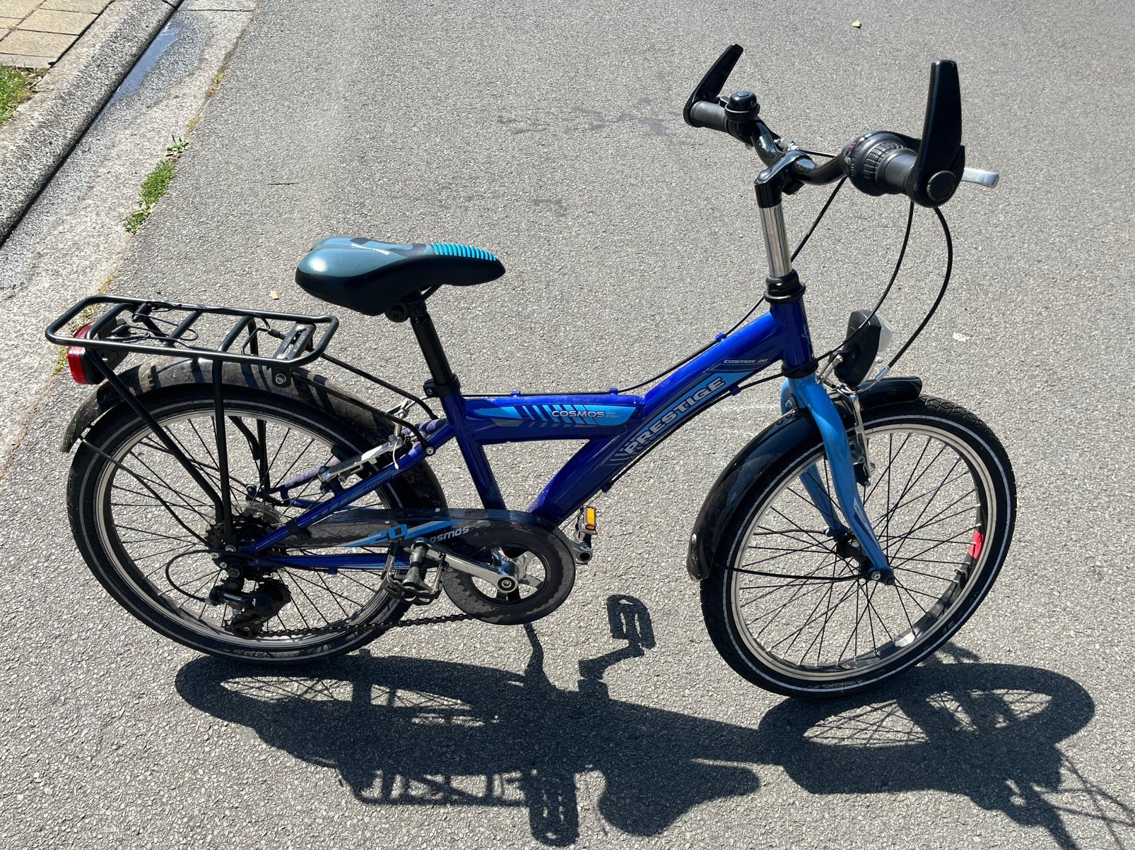 Kinderfiets 20inch, Ophalen, Velgrem, Versnellingen, Zo goed als nieuw