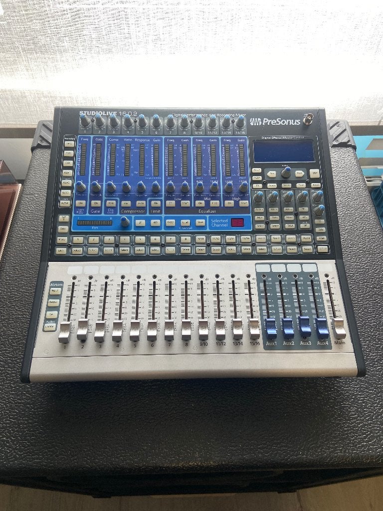 PreSonus Studiolive 16.0.2 mengtafel, Muziek en Instrumenten, Mengpanelen, Ophalen, Gebruikt, 10 tot 20 kanalen, Microfooningang