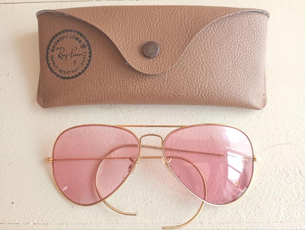 Ray-Ban Aviator vintage zonnebril voor dames, Ophalen, Bril, Ray-Ban