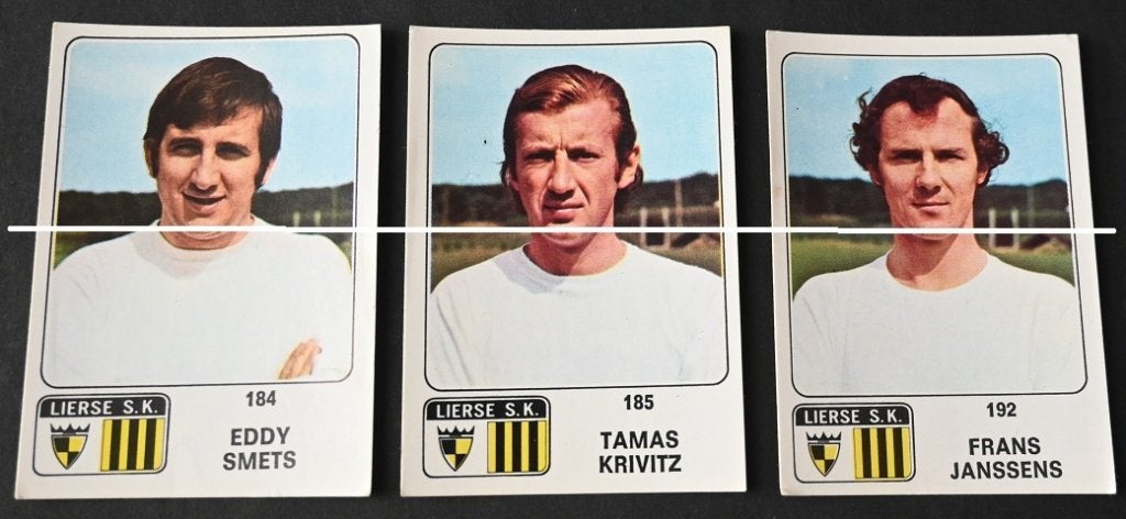 Panini Football 73 - 74 Lierse SK/3 joueurs, Collections, Envoi, Comme neuf, Affiche, Image ou Autocollant