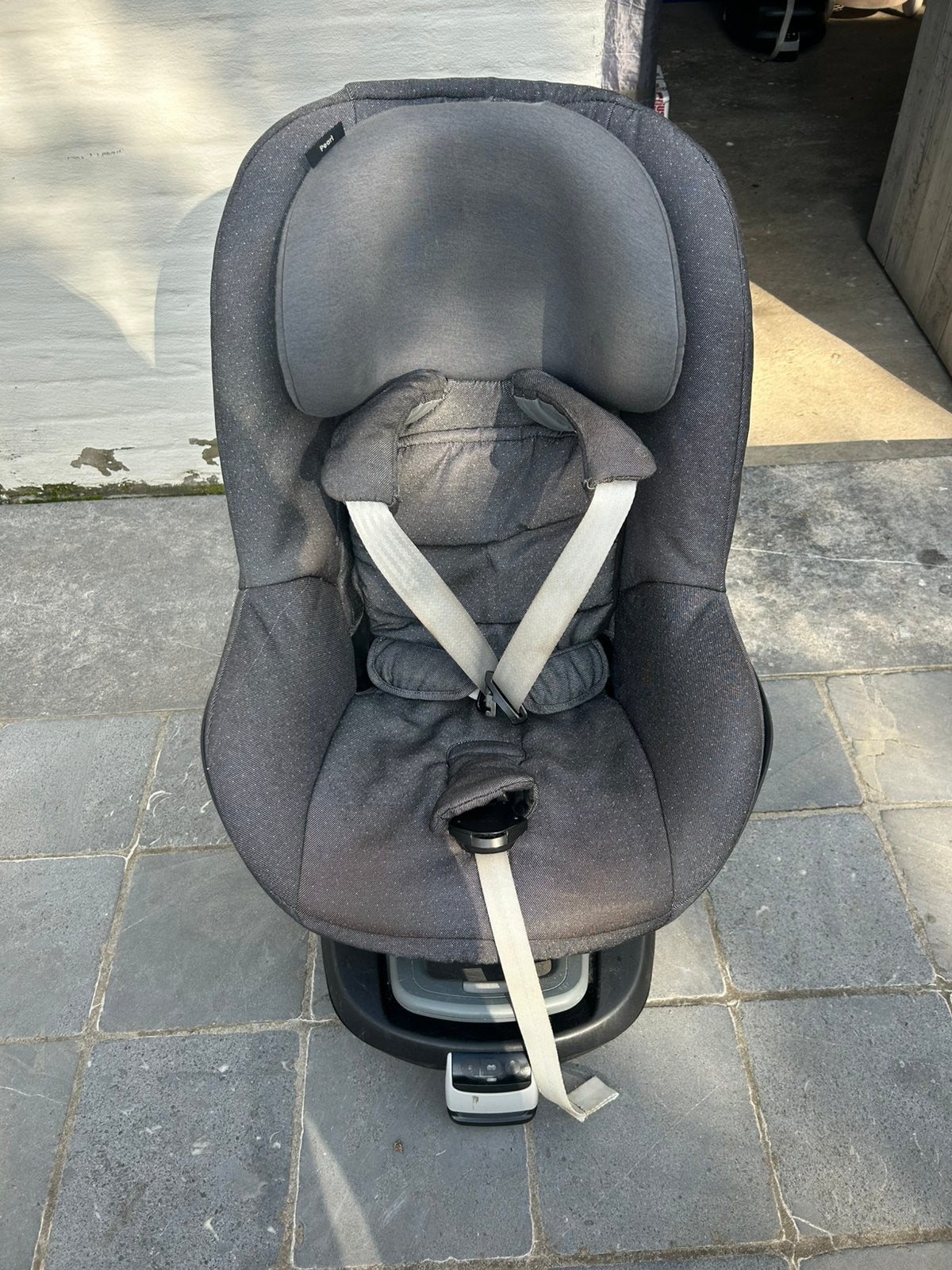 Maxicosi autostoel met familyfix steun (isofix), Ophalen, Verstelbare rugleuning, Zo goed als nieuw, 9 t/m 36 kg