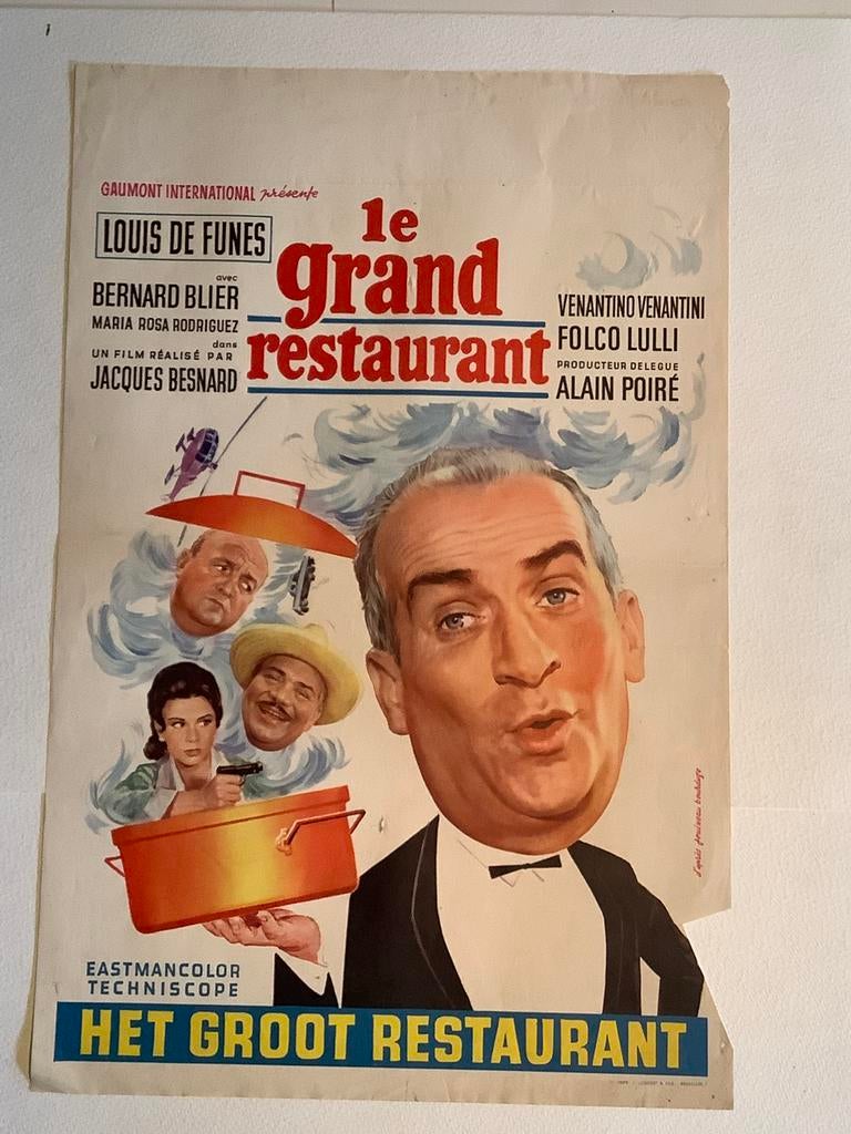 Verzameling oude cinema affiches, Verzamelen, Ophalen, Gebruikt, Film en Tv