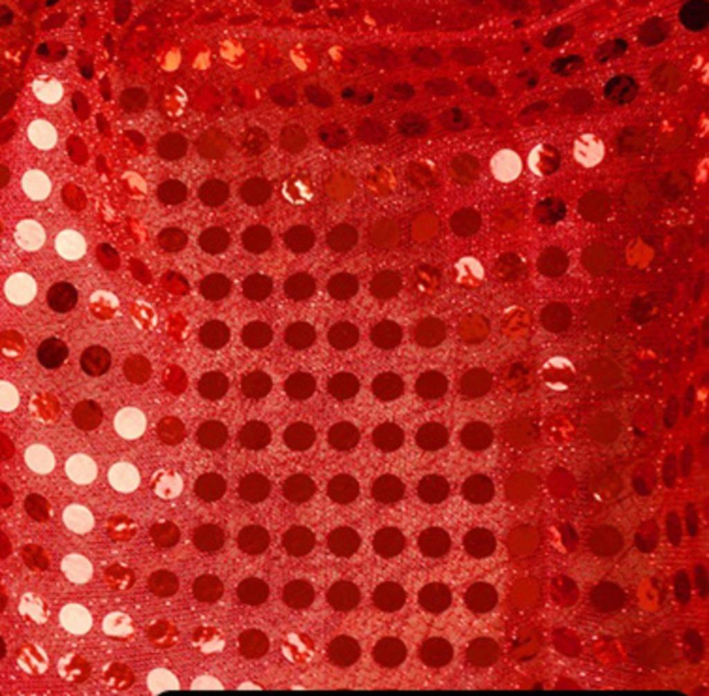 (6506) 3 mètres de paillettes rouges, Hobby & Loisirs créatifs, Tissus & Chiffons, Polyester, 30 à 120 cm, Neuf, Rouge