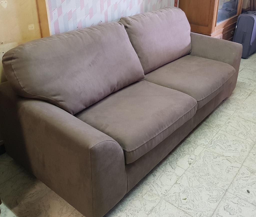 Mooie 3 zit in alcantara, Huis en Inrichting, Zetels | Zetels, Ophalen, 150 tot 200 cm, Driepersoons, 75 tot 100 cm