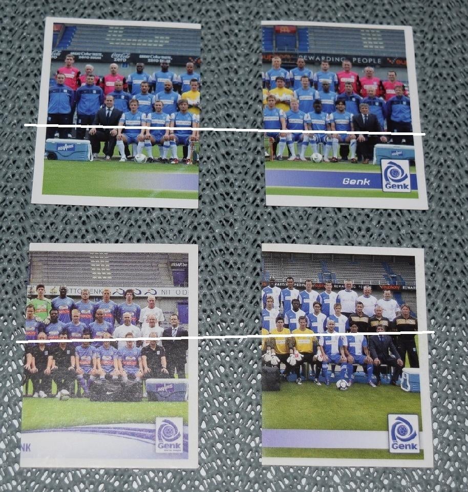 Panini Football 2011 KRC Genk / 4 Teamfoto's, Verzamelen, Sportartikelen en Voetbal, Ophalen of Verzenden, Nieuw, Poster, Plaatje of Sticker