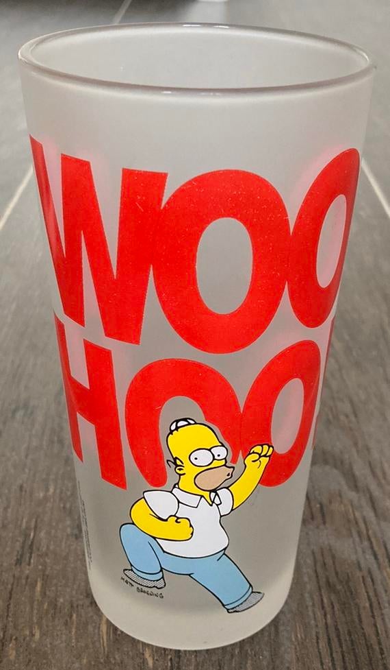 Groot glas Homer Simpson, Ophalen of Verzenden, Nieuw