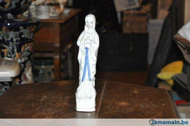 vierge blanche en porcelaine, Antiquités & Art, Enlèvement ou Envoi