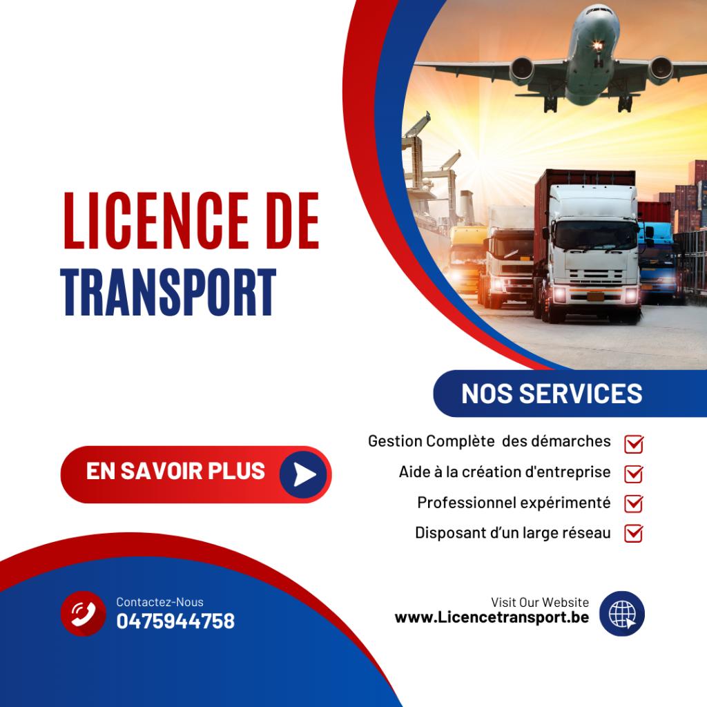Location licence de transport - Caution 9.000 € et Comptable