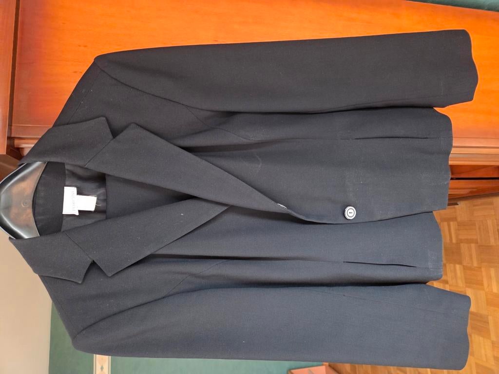 Mantelpak Porcini maat 40 zwart, Kleding | Dames, Ophalen of Verzenden, Gedragen, Maat 38/40 (M)