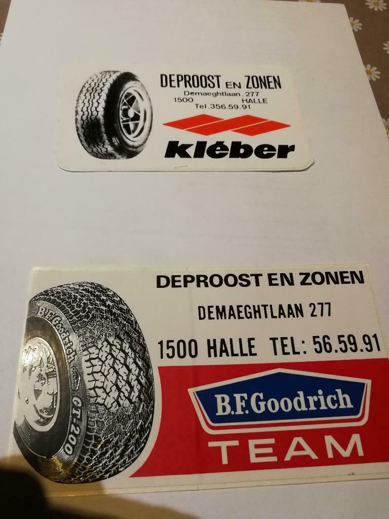 BF GOODRICH KLEBER Sticker, Collections, Enlèvement ou Envoi, Neuf, Voitures
