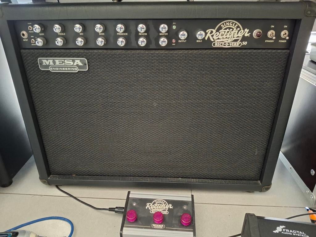 Mesa boogie  single rectifier rectoverb 50, Enlèvement