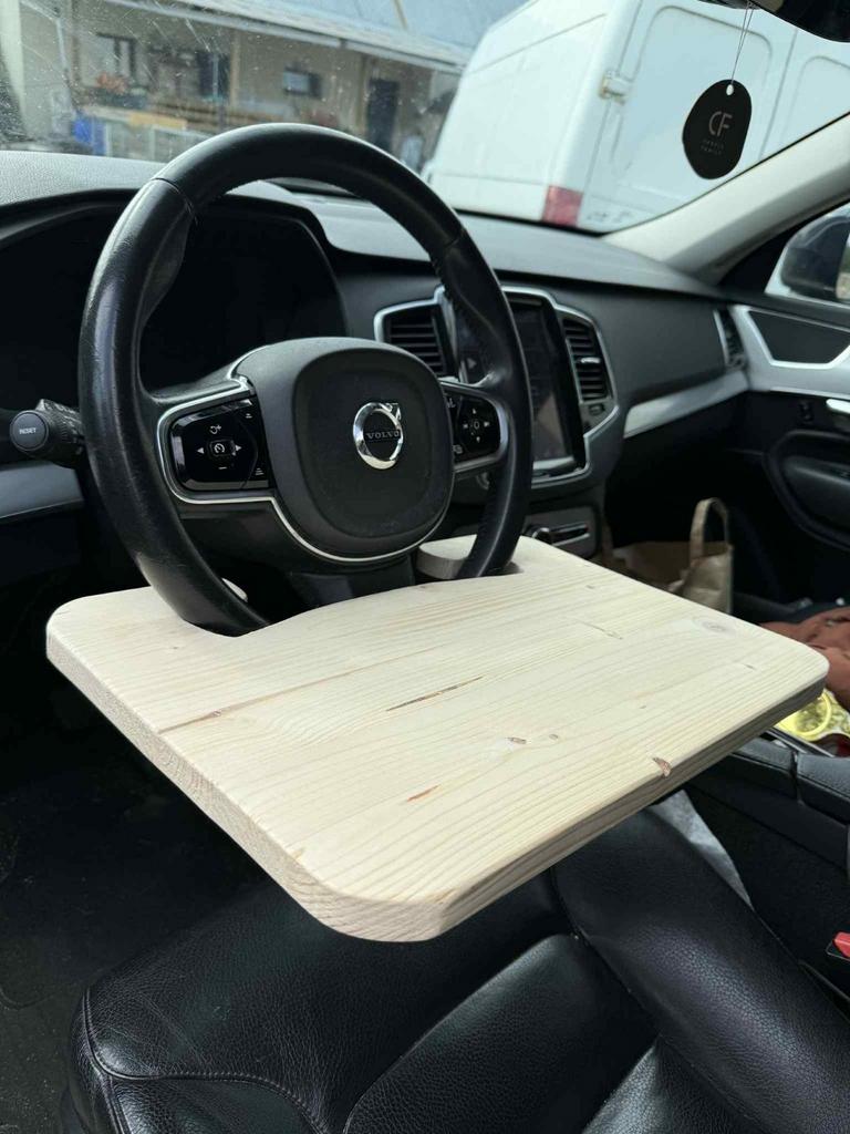 Tablette de volant, plateau volant. En bois., Enlèvement