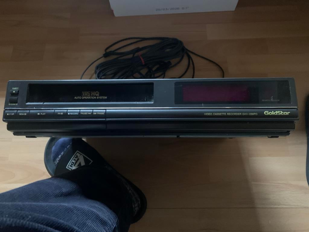 Lecteur de cassettes VHS Goldstat avec télécommande, Enlèvement, Autres marques