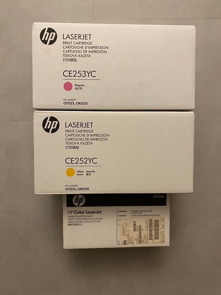 Cartouches d'impression HP Laserjet (jaune et magenta), Enlèvement ou Envoi, Neuf, Cartridge, HP