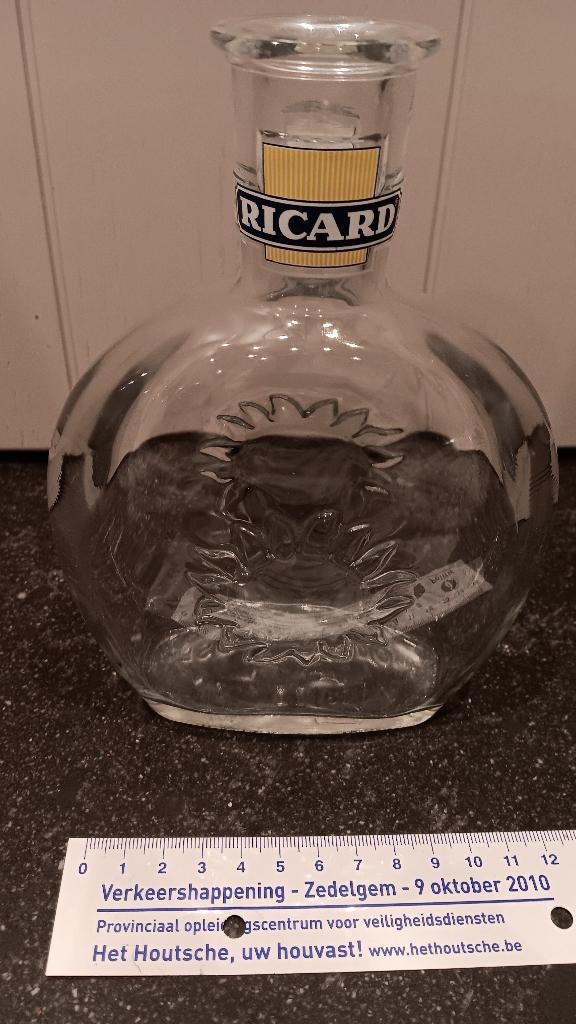 Ricard glazen fles, Ophalen, Zo goed als nieuw, Overige typen