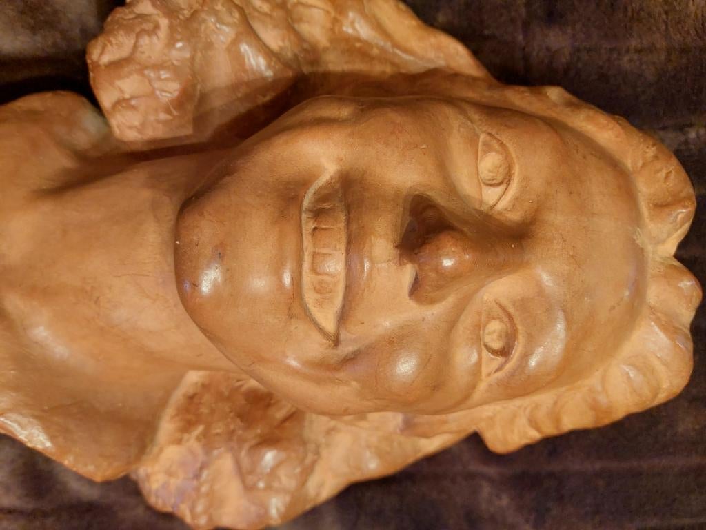 terracotta buste, Enlèvement ou Envoi