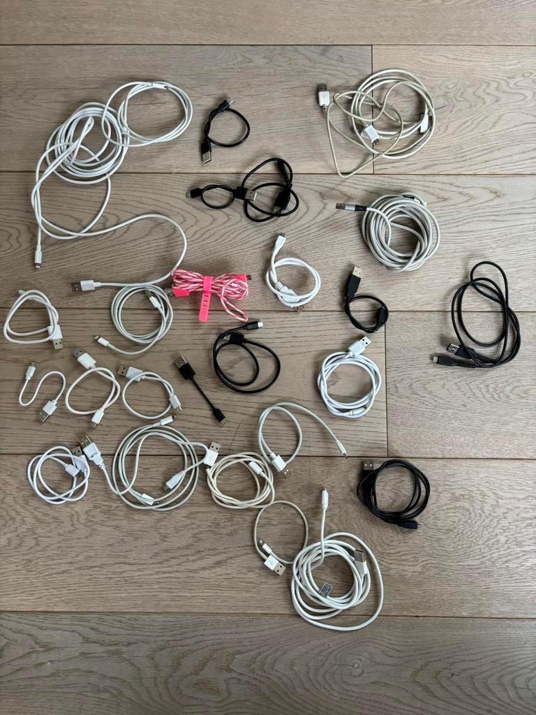 Lightning- en micro-USB-kabelset, Ophalen, Gebruikt